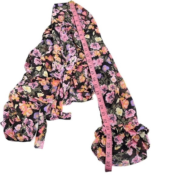 Free People Cottage Fairycore Maybel Floral Crop Blouse Femme Size XS-Small* - Picture 9 of 13
